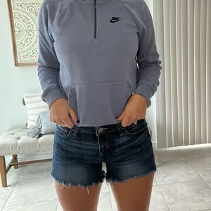 Express Cut Off Denim Shorts - size 6